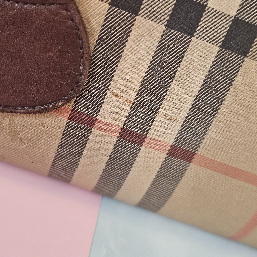 💼Burberrys Portfolio Document Case Nova Check Clutch Bag 🧳 - Picture 16 of 16